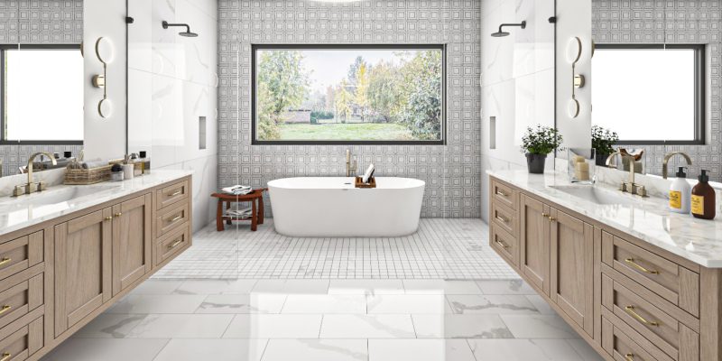 Marble Flooring in The Blue Mountains, Ontario